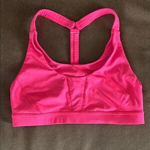lululemon athletica Hot Pink T-Back Sports Bra